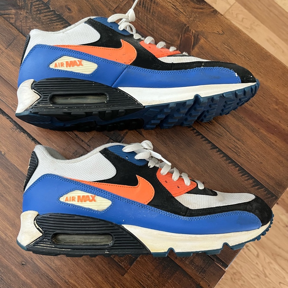 Nike Air Max Blue Orange Black Sneakers